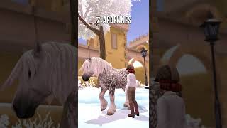 Which are your top 10 horses Top 10 best horses in Star Stable shorts starstable gaming horse [upl. by Anoj]