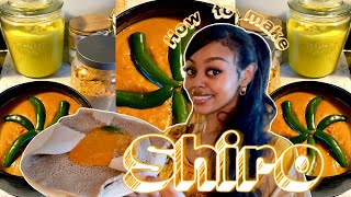 Easy Shiro Recipe  Delicious Eritrean amp Ethiopian Vegan Food  Powdered Chickpea Stew [upl. by Yearwood781]