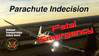 Parachute CAPS Indecision  Cirrus SR22T N17DT Flight Ends in a Fatal Accident [upl. by Josh749]