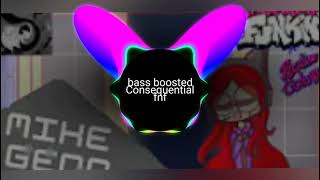 Consequential fnf bass boosted recommend headphones [upl. by Latrena]