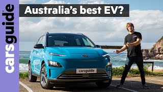 Hyundai Kona Electric 2021 review Highlander EV small SUV  the best electric car in Australia [upl. by Qirat]