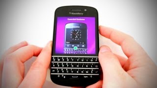 BlackBerry Q10 Unboxing amp Overview [upl. by Tnaryb645]