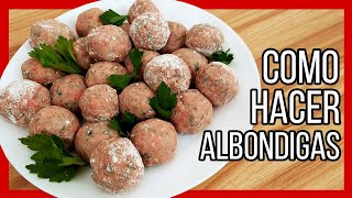 Albóndigas de Pollo ¡en Salsa ✌ la Mejor Receta de Albóndigas ✅ [upl. by Yraeg]