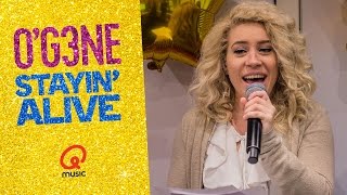 OG3NE  Stayin Alive live bij Qmusic [upl. by Derfnam]