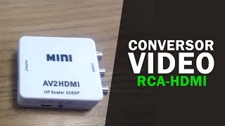 converta seu sinal HDMI para RCA ou RCA para HDMI [upl. by Haron]