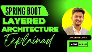 Understanding Layered Architecture in Spring Boot  Best Practices and Implementation [upl. by Philina278]