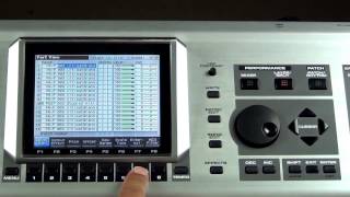 Roland Fantom X to Fantom S  Midi Patch Control [upl. by Aicemak]