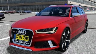 City Car Driving  Audi RS6 C7 40 TFSI AVANT 2016   Download LINK [upl. by Sweet]