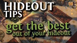 PoE 2024  HOW TO MAKE A GOOD HIDEOUT IN PATH OF EXILE [upl. by Yrneh]