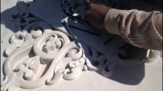 STONE CARVING WHILE MAKING TEMPLE IN INDIA [upl. by Novikoff]