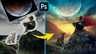 quotDreamerquot Photo Manipulation Speed Art  Photoshop Tutorial [upl. by Alamac]