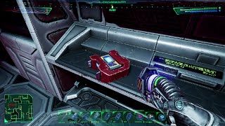 System Shock Remake Level 1 Secret Location For Illudium Cadmium Battery Red Battery [upl. by Bricker787]