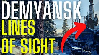 The BEST LINES OF SIGHT on DEMYANSK Vanguard TIPS amp Best Spots [upl. by Ehlke96]