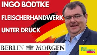 Fleischerhandwerk unter Druck  Ingo Bodtke FDP [upl. by Ahen]