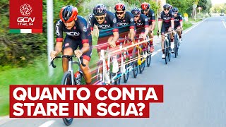 L’importanza della scia in bici quanto si risparmia  Scienza in bici [upl. by Decamp]