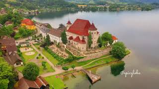 Traunkirchen am Traunsee Austria Gmunden Österreich 4k [upl. by Sualakcin163]