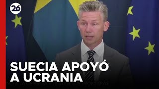 SUECIA apoyó a UCRANIA tras la ofensiva en KURSK [upl. by Enywad]