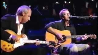 Eric Clapton amp Mark Knopfler  Layla  Live remastered Widescreen with LyRiCs englishdeutsch [upl. by Carisa705]