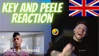 Key and Peele  Office Homophobe Reaction 🇬🇧Brit Reacts [upl. by Ahserak338]