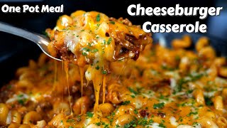 A Childhood Classic With a Twist  Cheeseburger Casserole aka Gourmet Hamburger Helper [upl. by Roeser]