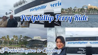 Port Phillip Ferry ride experience  Portarlington to Geelong  Day outing places near Melbourne [upl. by Britt372]