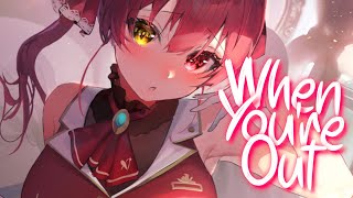 「Nightcore」 When Youre Out  Billen Ted ft Mae Muller ♡ Lyrics [upl. by Eissirhc]