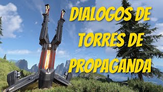 Halo Infinite  Dialogos de Torres de Propaganda Español Latino [upl. by Nnahtebazile648]