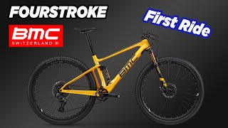 BMC Fourstroke 01  First Ride Review 2020 full suspension MTB [upl. by Nodarb974]