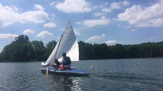 Faltboot Segeln auf dem Schwarzen Faltertreffen 2019 auf der Müritz Seeplatte [upl. by Linzy]