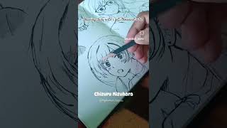 Mizuhara chizuzu 004 art youtubeshorts drawing anime midnight [upl. by Cynara]