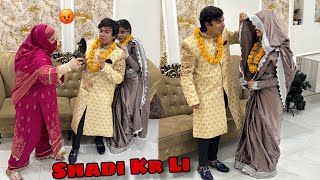 indian Larki Sy Shadi Kr Li 😍 Fake Prank On Mami 🙏 [upl. by Ahsauqal]