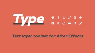 Type for After Effects [upl. by Anekam529]