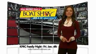 Jennifer Reyna Channel 2 at Houston Boat Show January 4 2013 [upl. by Eiramlehcar620]