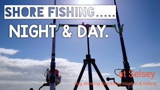 SEA FISHING AT SELSEY SHORE FISHING NIGHT amp DAY ON THE SOUTH COAST East Beach fishing angling [upl. by Dole]