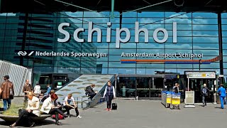 Amsterdam Airport Schiphol The Netherlands 2024 Walking tour  Schiphol Airport  Schiphol Plaza [upl. by Ellwood]