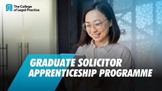 Graduate Solicitor Apprenticeships at The College of Legal Practice [upl. by Stannfield711]