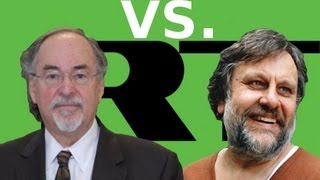 Slavoj Zizek v David Horowitz An Opinion [upl. by Hcurob]