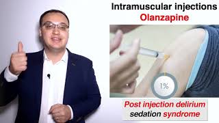 Schizophrenia  Intramuscular injections  Olanzapine [upl. by Bj382]