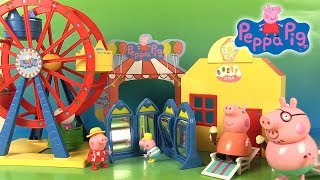 Peppa Pig en Vacances Parc d’Attractions Grande Roue Jouets [upl. by Vesta]