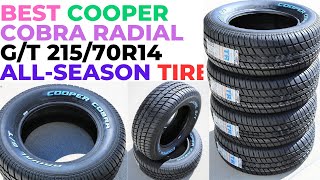 quotReview Cooper Cobra Radial GT 21570R14 AllSeason Tire – 4Ply 96T RWLquot [upl. by Eelek555]