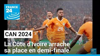 CAN 2024  La Côte d’Ivoire arrache sa place en demifinale en battant le Mali • FRANCE 24 [upl. by Ramraj]