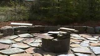 How To Lay a Flagstone Patio Part 2of2MP4 [upl. by Isiad]