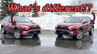 2023 Toyota RAV4 XLE VS XLE premium review [upl. by Nnyleimaj]