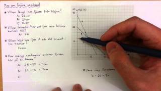 8  Samband  Mer om linjära samband  Del 1 [upl. by Cassil]