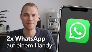 Zwei WhatsAppNummern auf einem Handy iPhone Android  Festnetznummer [upl. by Ashien]