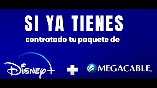 ¡Activa Disney en tu paquete Megacable Tutorial [upl. by Roberson]