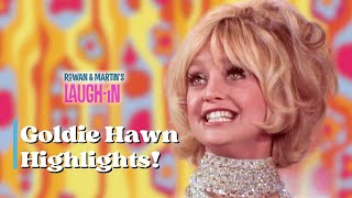 Goldie Hawn  Highlights  Rowan amp Martins LaughIn [upl. by Ahsir]