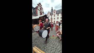 The Grand Parade during the Medieval Age Festival in Hadamar Germany 🏰🎉🇩🇪 MedievalFest shorts [upl. by Tildy]