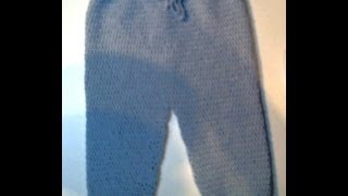 UNCINETTO TUTORIAL COME FARE UN PANTALONCINO DA BEBE parte1 di 3 [upl. by Suinuj]