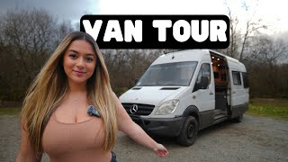 VAN TOUR AFTER 1 YEAR OF FULLTIME VAN LIFE Sprinter Van [upl. by Eelitan490]